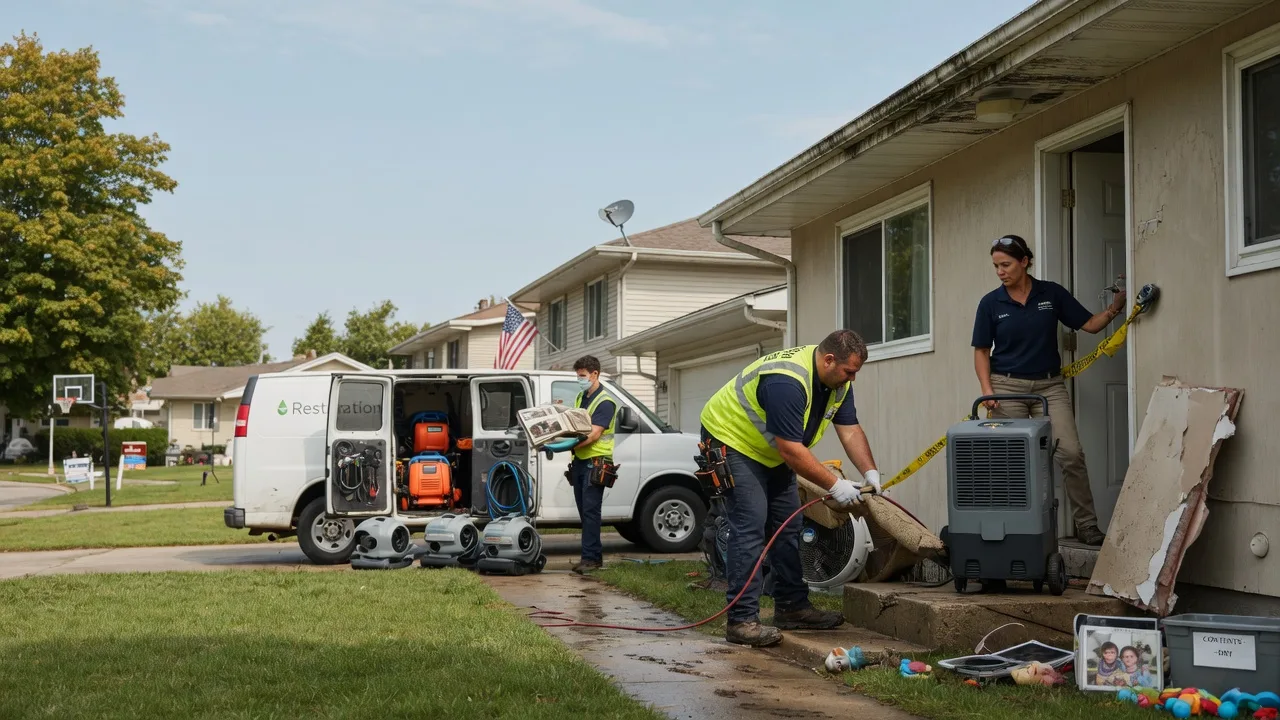 Water Damage Restoration in Nichols, WI near me